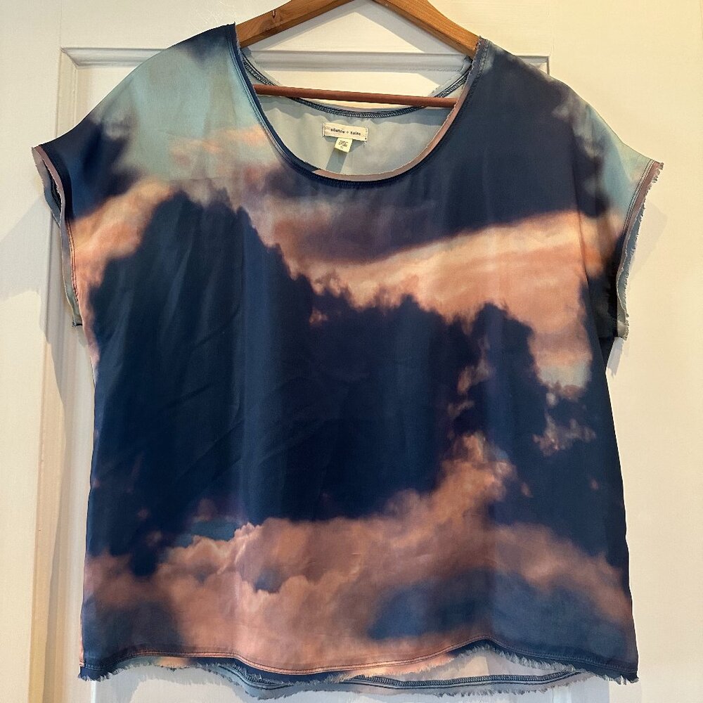 Abstract Cloud Blouse